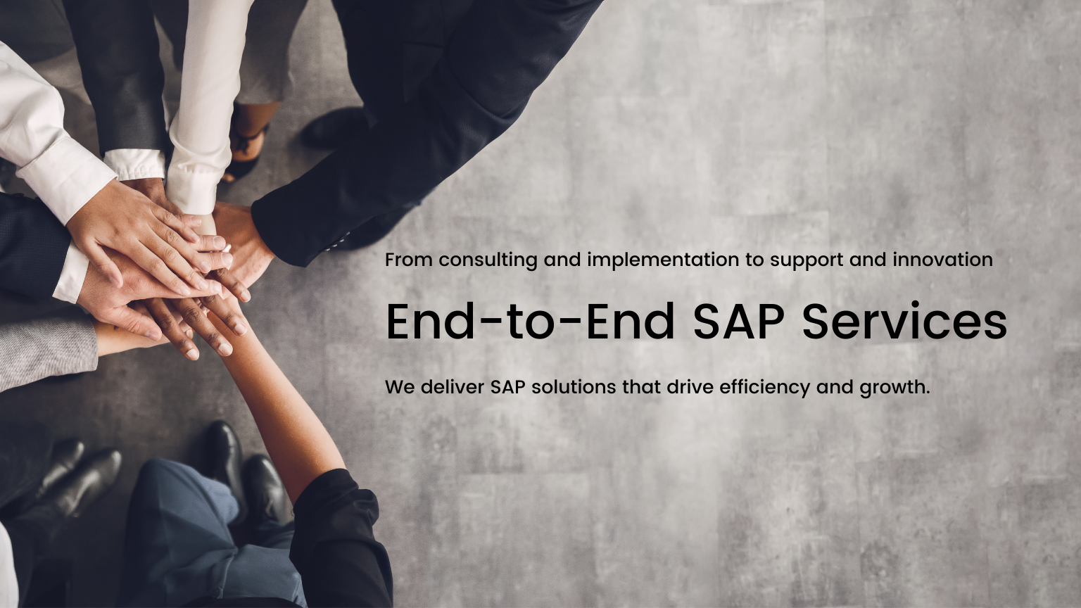 End-to-End SAP Services